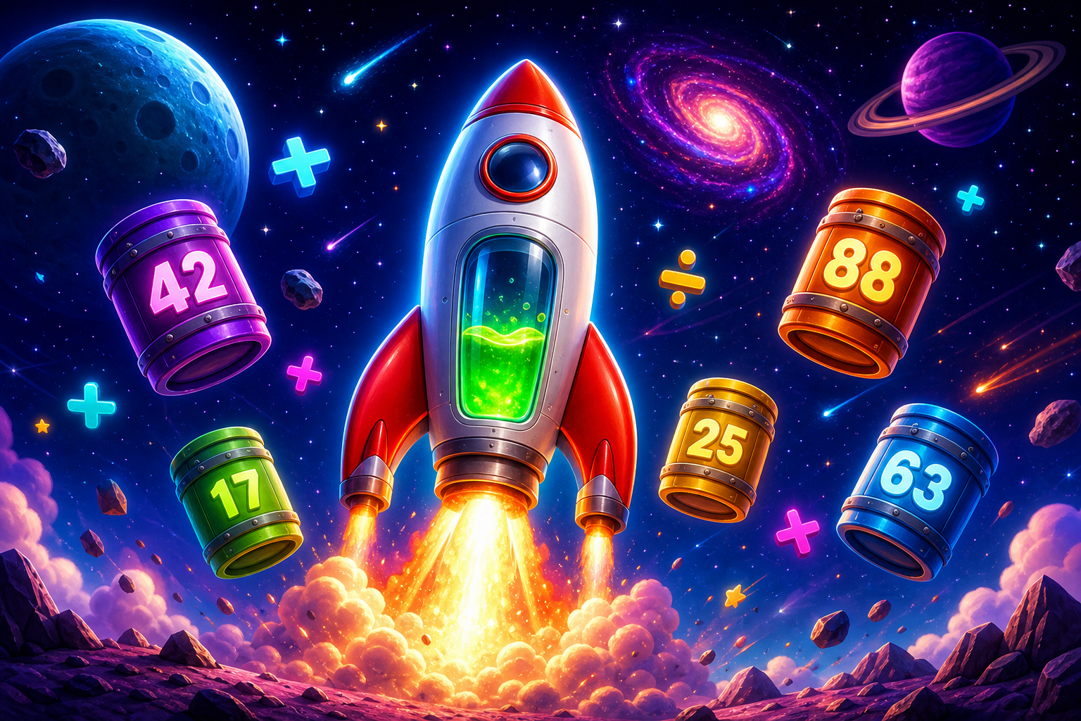 Math Rocket Launch cover art